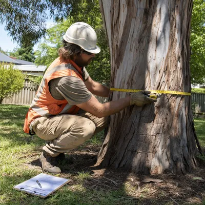 Measuring tree trunk diameter for Cairns Regional Council permit